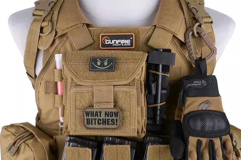 Administration panel with map pouch - sand