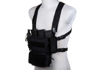 PRIMAL GEAR Gilet de poitrine polyvalent Wenator 2.0 Tactical Vest Noir