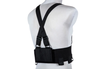 Kamizelka Low-Vis typu Chest Rig - Czarna