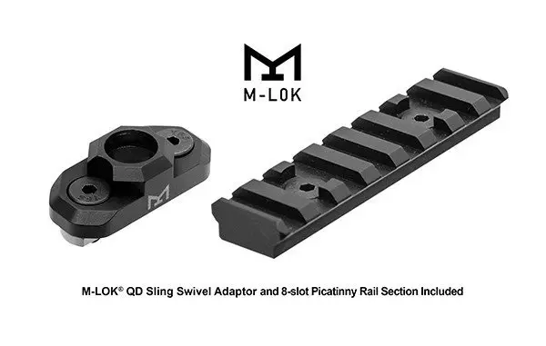 Frontal AR15 Super Slim M-LOK® Drop-in Carbine Length - Negro