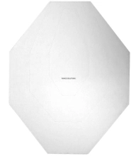 IPSC Range Solutions Boucliers en carton blanc/brun 50 pièces 