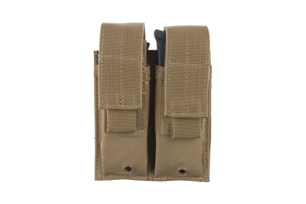 Doble pouch para cargador de munición de pistola - tan