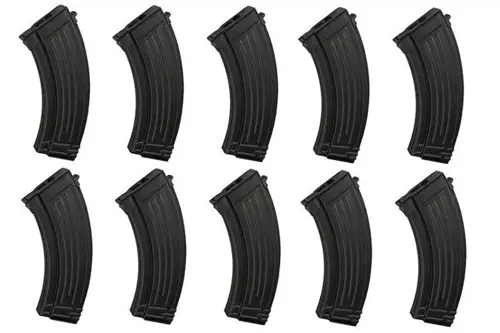 Zestaw 10 low-cap 70 kulek do replik typu AK47