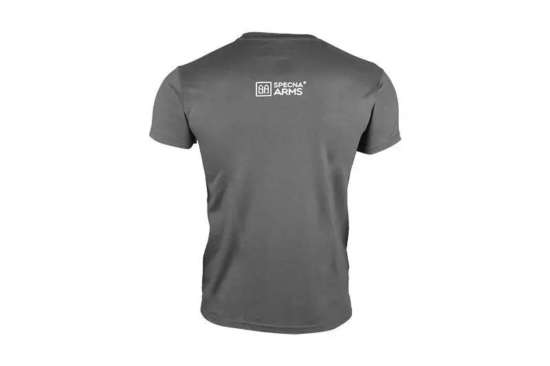 T-shirt Specna Arms - Your Way Of Airsoft 02 - gris/blanc