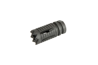 Stalowy tłumik płomienia do replik M4/M16 - 14mm CW/CCW