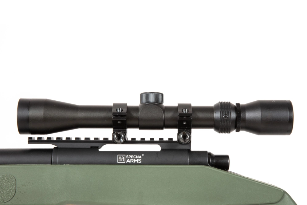 SA-S02 CORE™ High Velocity Sniper Rifle Replica with Scope and Bipod - olive