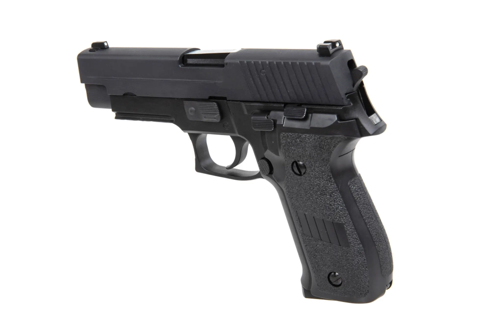 Pistole WE F226 RAIL airsoft černá