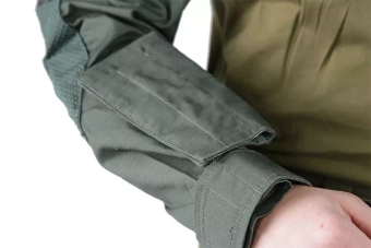 Sweat-shirt combat Shirt UCS - vert olive