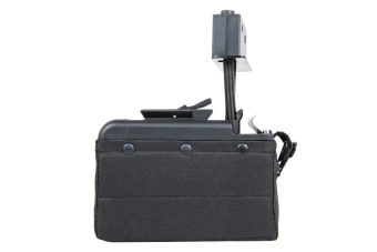 A&amp;K electric box magazine for 2000 BBs for M249 replicas Black