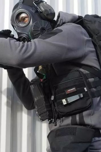 Double Open III (M) 5.56 Magazine Pouch - Black