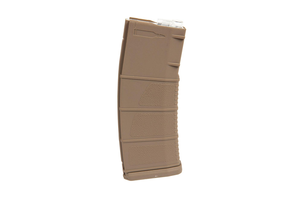 Chargeur mid-cap 150 pastilles pour répliques M4/M16 - tan