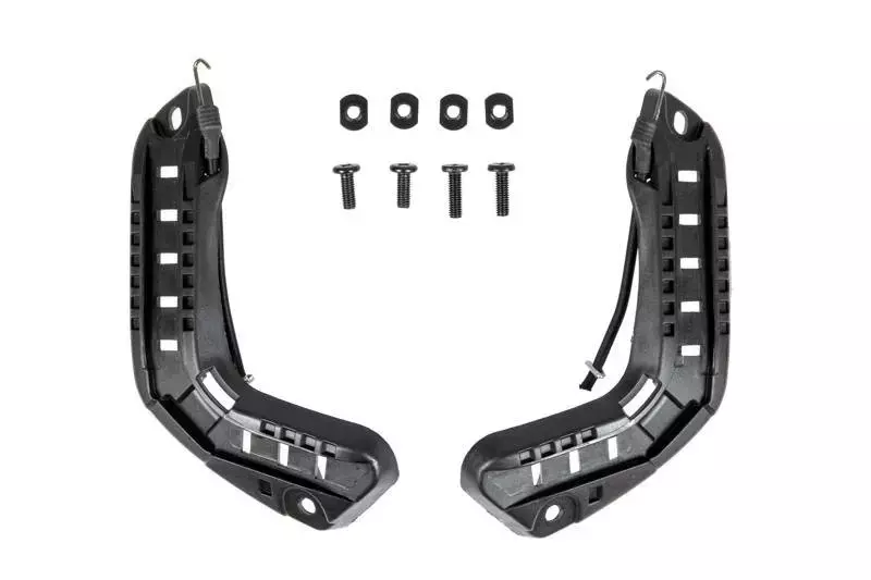 Juego de raíles de montaje para cascos tipo FAST - negro