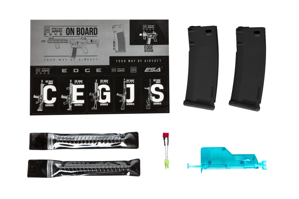 Fusil de airsoft Specna Arms SA-P22 Prime™ Aster II ETU con motor brushless Negro