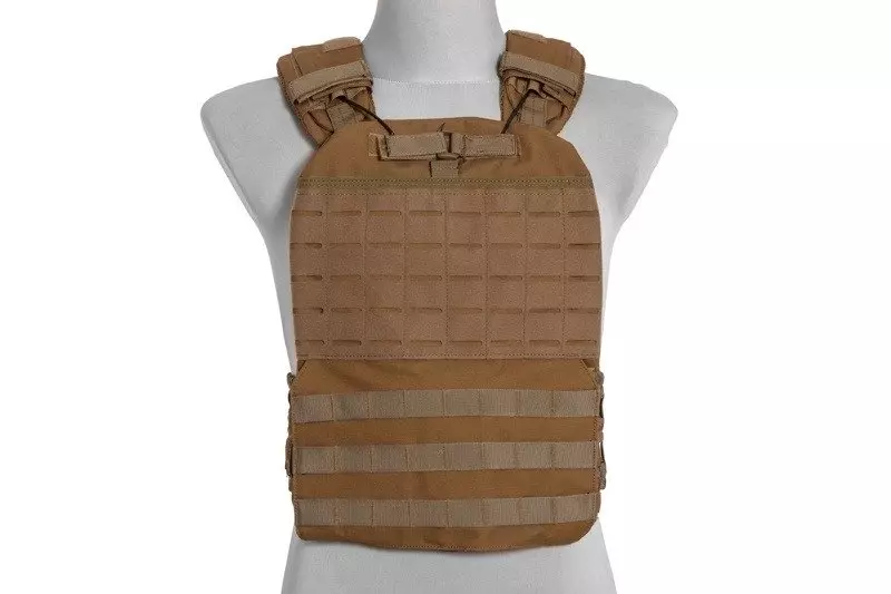 Vesta typu plate carrier mOLLE /laser-cut - hnědá