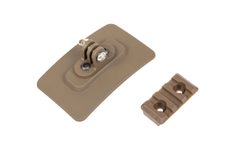 Mocowanie velcro na hełm – Tan