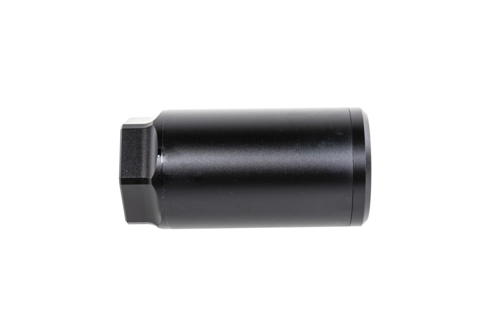 Aluminium geluiddemper "Fat Can" Silverback 14mm CCW kort