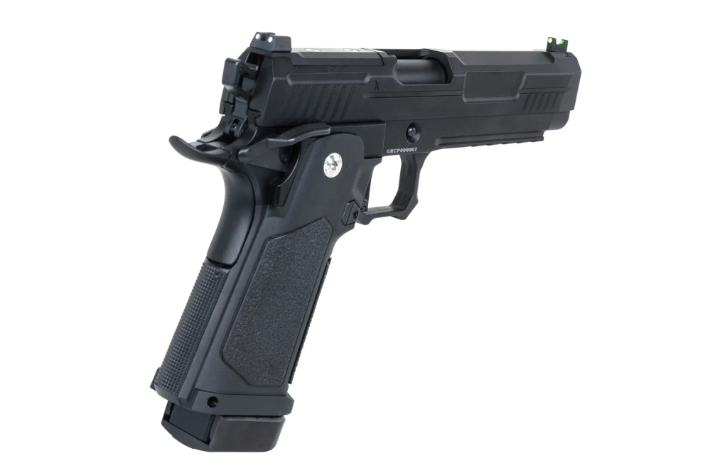Arcturus Vanguard 5" Hi-Capa GBB Pistola airsoft Preparada para Óptica Negro