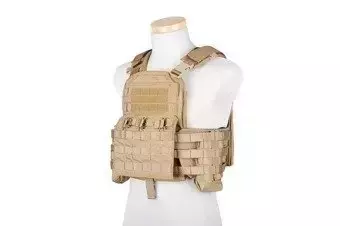 Cherry Plate Carrier Tactical Vest - Coyote