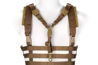 Taktická vesta Chest rig nízkoprofilový typ - Coyote Brown