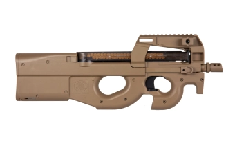 Licensed replica of the Cybergun FN Herstal P90 submachine gun (CM060) - TAN