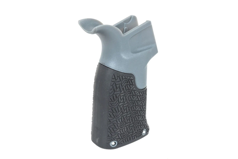 20° vertikální pistolová rukojeť ICS EMG Zeta pro repliky M4/M16 šedá