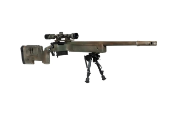 Replika karabinu wyborowego SA-S03 CORE™ z lunetą i dwójnogiem - USMC Scout Sniper
