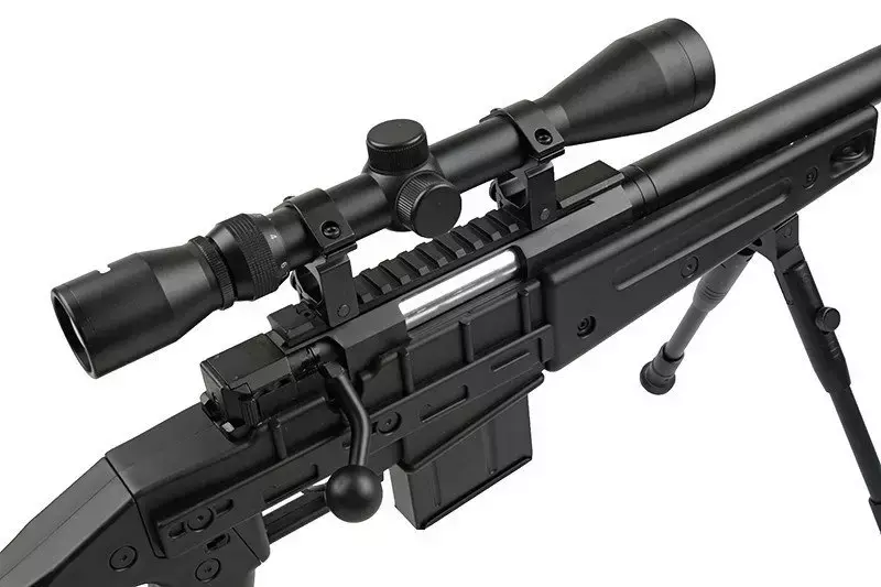 Fusil airsoft fusil de sniper MB4409D - avec lunette et bipode