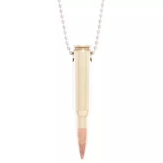 Collier avec cartouche de .308