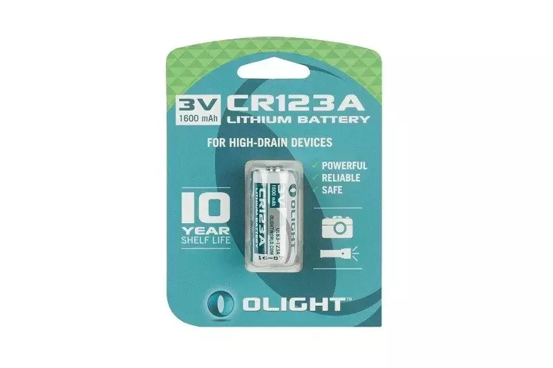 3V CR123A Li-Fe 1600 mAh battery