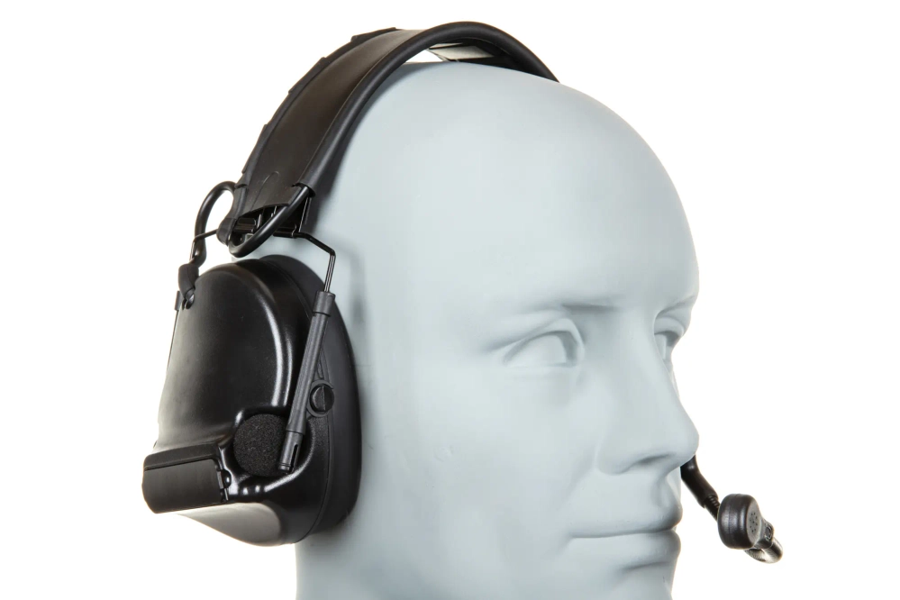 Wosport C5 HD-14-A tactische headset Zwart