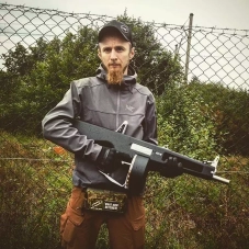 Zásobník drum Maplynine to zbraní AA-12 Tokyo Marui