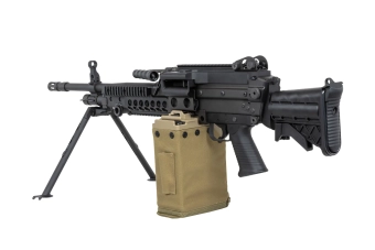 airsoft Vega Force Company MK48 MOD1 Tactical Machine Gun Noir