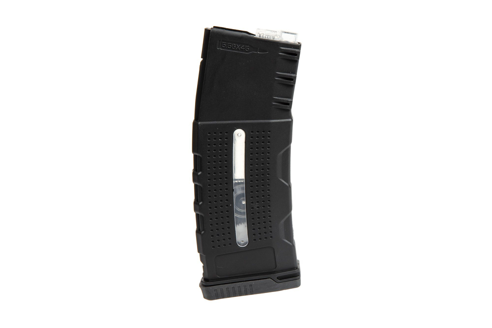 Chargeur hi-cap 350 billes pour répliques M4/M16 - noir
