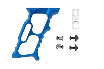 Hliníkový hranatý rukojeť přední M-LOK/KEYMOD - modrý