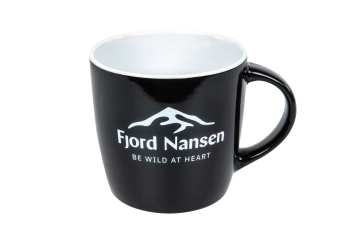 Hrnček Fjord Nansen Viking 330ml Černý