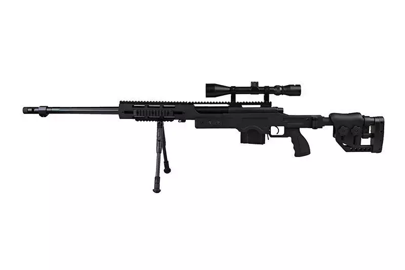 Fusil airsoft fusil de sniper MB4411D UPV - avec lunette et bipode
