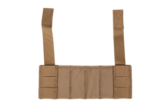 Extra Molle paneel voor Wosport Chest Rig vesten Coyote Brown
