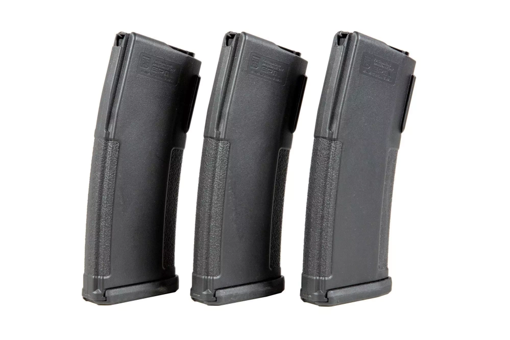Set of 3 Adjustable Capacity 30/120 BB PTS EPM M4 Magazines