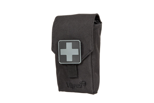 Apteczka Aid Kit z wyposażeniem - czarna