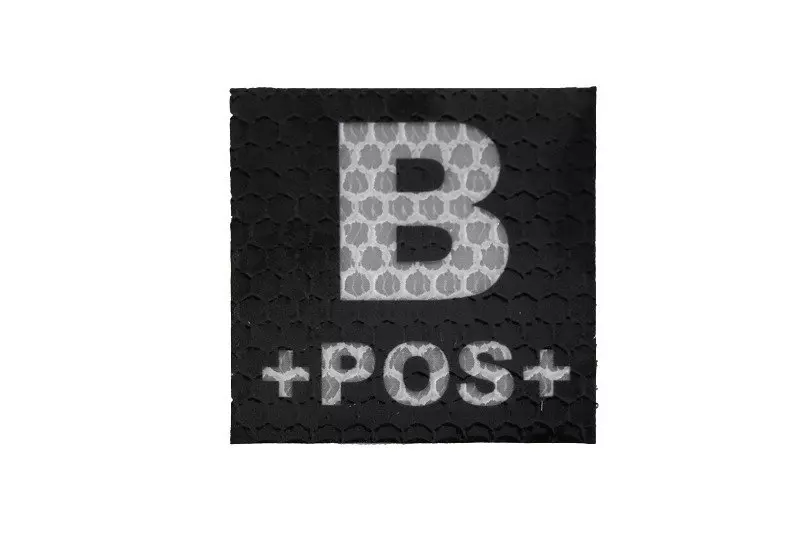 IR patch – B POS  BLOOD TYPE