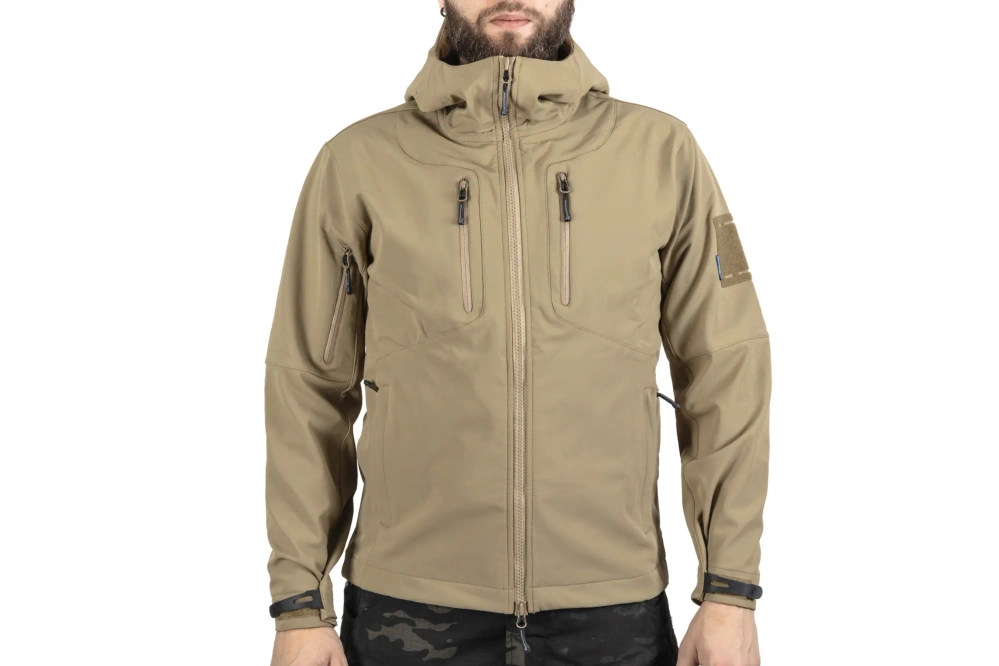 Kurtka Softshell Emerson Gear Blue Label "Spinosaurus" Khaki