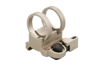 Montaż na latarke QD na szynę RIS - piaskowy