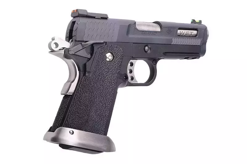 Pistola de airsoft Hi-capun Brontosaurio de 3,8 fuerzas - negro