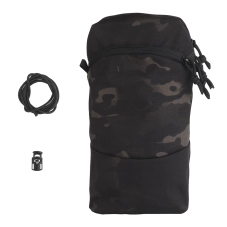 Wosport Cargo bolsillo unired dotsal 3x6 Vertical Laser Cut MC Negro