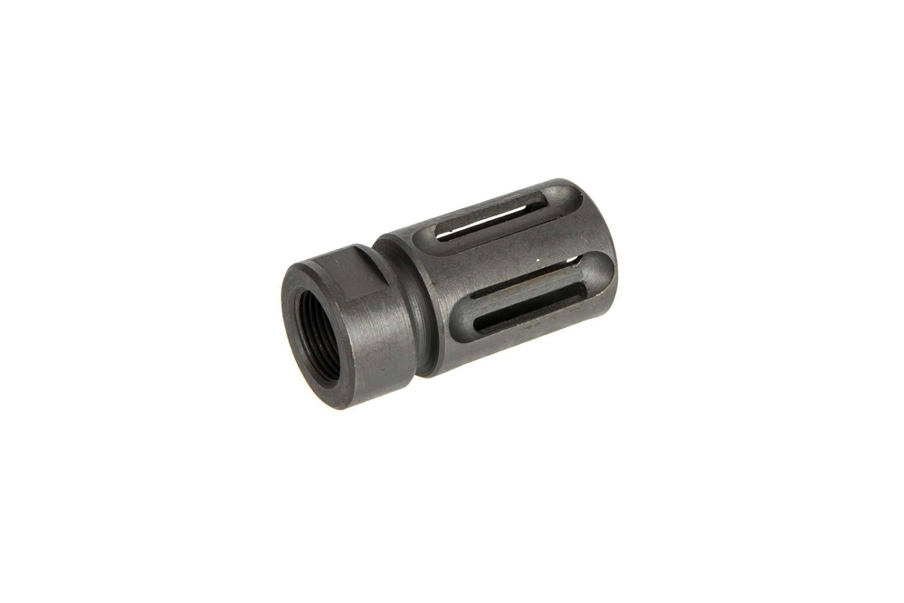 Steel flash hider - 14mm CW/CCW