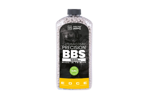 Specna Arms EDGE ULTRA™ BIO 0,25g precisiekogels - 5600 stuks - wit - flesje