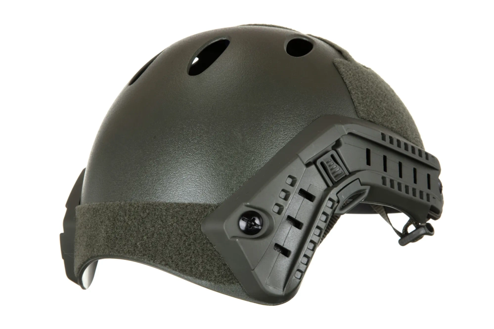 Casco Wosport FAST PJ Umbrella Versión Estándar M Oliva