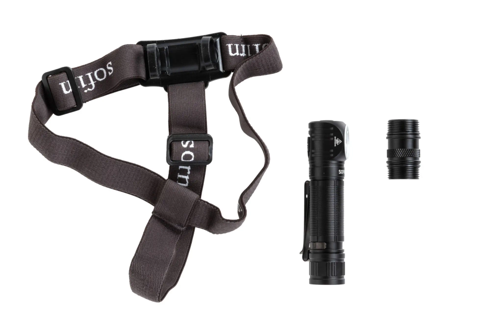 Lampe frontale Sofirn HS40 avec batterie rechargeable Noir