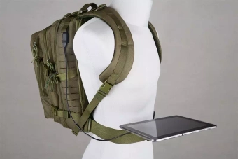 Plecak typu Assault Pack Laser-Cut USB - oliwkowy