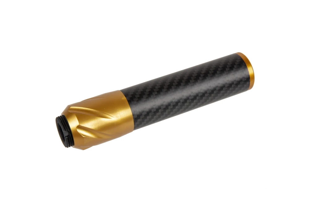 Silencieux carbone DSL2 36x150mm - Doré